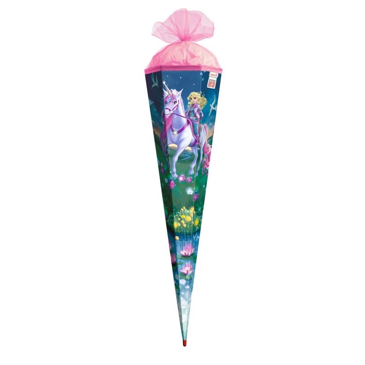 Produktbild: Motivschult&uuml;te, Magische Einhornreiterin, 85 cm