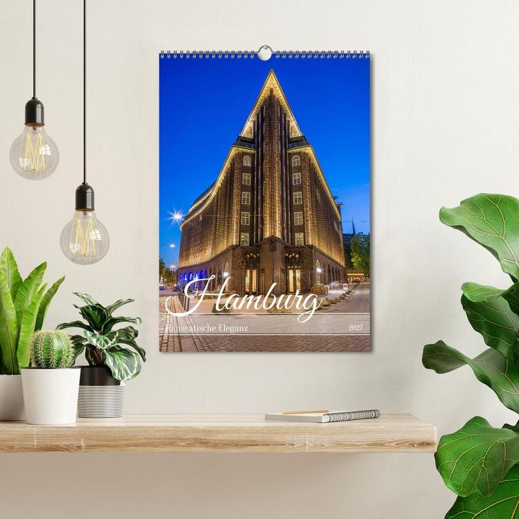 Produktbild: Hamburg - Hanseatische Eleganz (Wandkalender 2027 DIN A3 hoch), CALVENDO Monatskalender