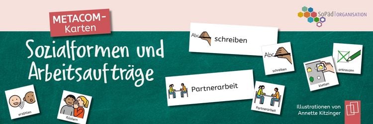 Produktbild: METACOM-Karten: Sozialformen und Arbeitsauftr&auml;ge
