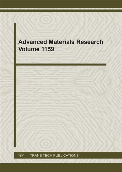Produktbild: Advanced Materials Research, Vol. 1159