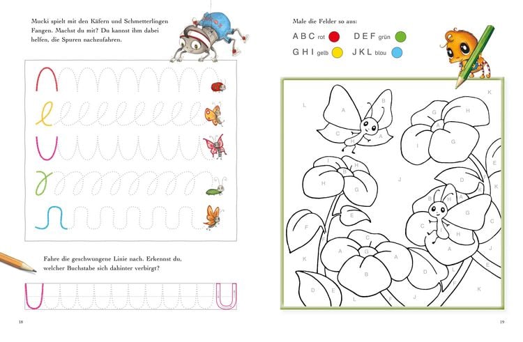 Produktbild: Die kleine Spinne Widerlich - Mein gro&szlig;es buntes Vorschulbuch