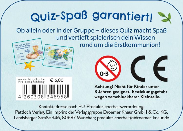 Produktbild: Der Wunschfisch. 25 Quizfragen zur Kommunion