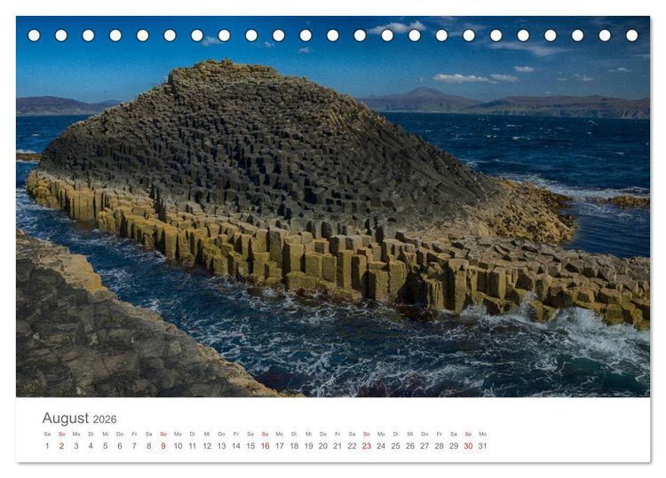 Produktbild: Iona. Insel der Pilger (Tischkalender 2026 DIN A5 quer), CALVENDO Monatskalender