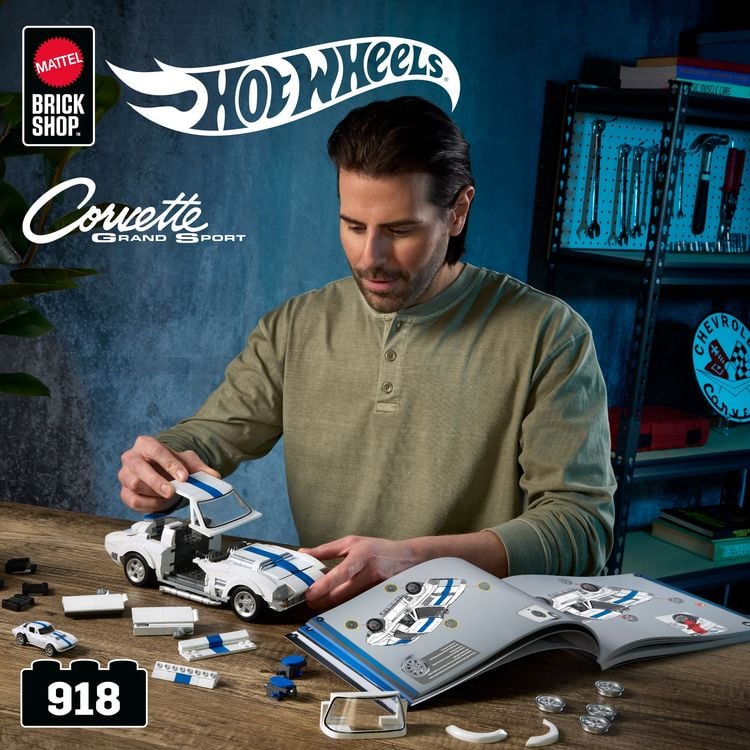 Produktbild: Mattel Brick Shop HW ELITE SERIES CORVETTE