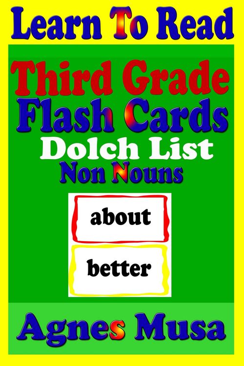 Produktbild: Third Grade Flash Cards - Dolch List Non Nouns (Learn To Read, #26)