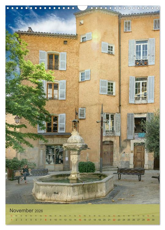 Produktbild: Sch&ouml;nste D&ouml;rfer - Provence-Alpes-C&ocirc;te d'Azur (Wandkalender 2026 DIN A3 hoch), CALVENDO Monatskalender
