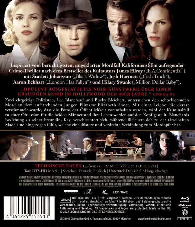 Produktbild: The Black Dahlia