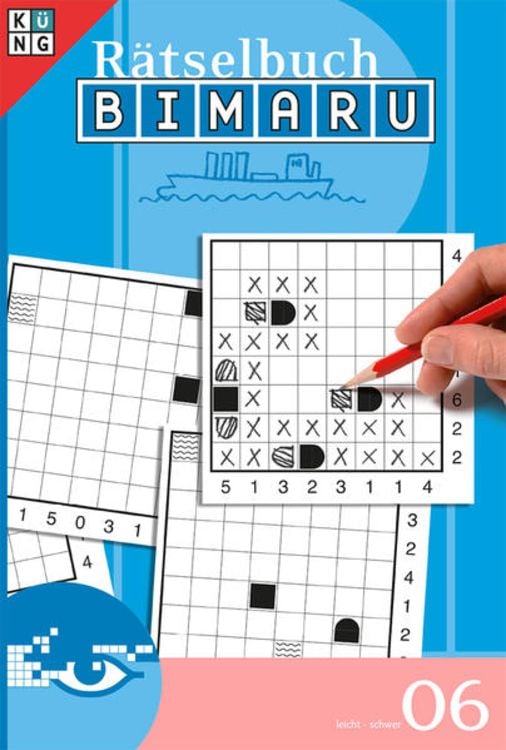 Produktbild: Bimaru Rätselbuch 06 (Schiffe versenken)