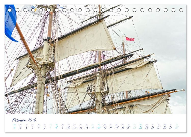 Produktbild: SAIL Amsterdam (Tischkalender 2026 DIN A5 quer), CALVENDO Monatskalender