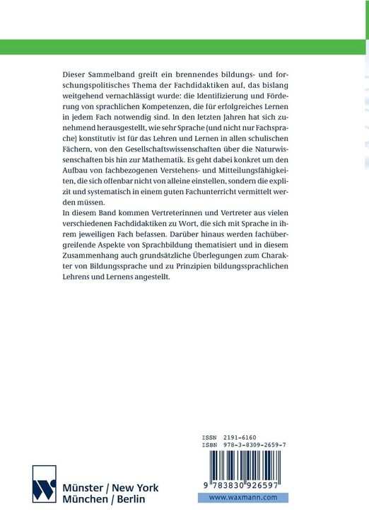 Produktbild: Sprache im Fach