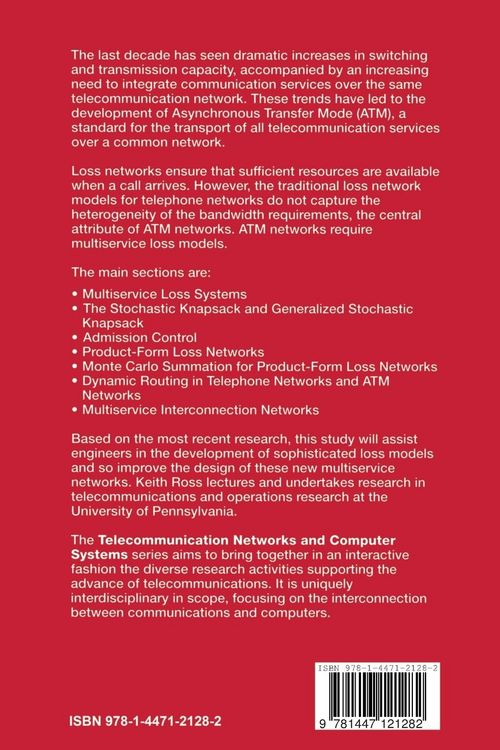 Produktbild: Multiservice Loss Models for Broadband Telecommunication Networks