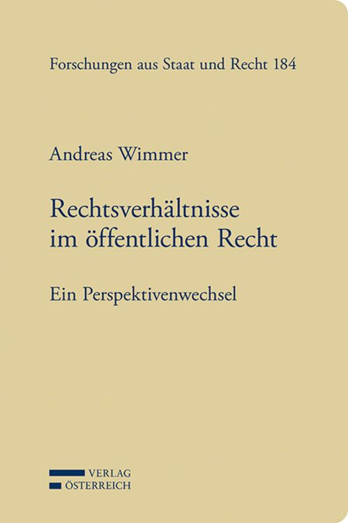 Bild vom Artikel Rechtsverhältnisse im öffentlichen Recht vom Autor Andreas Wimmer