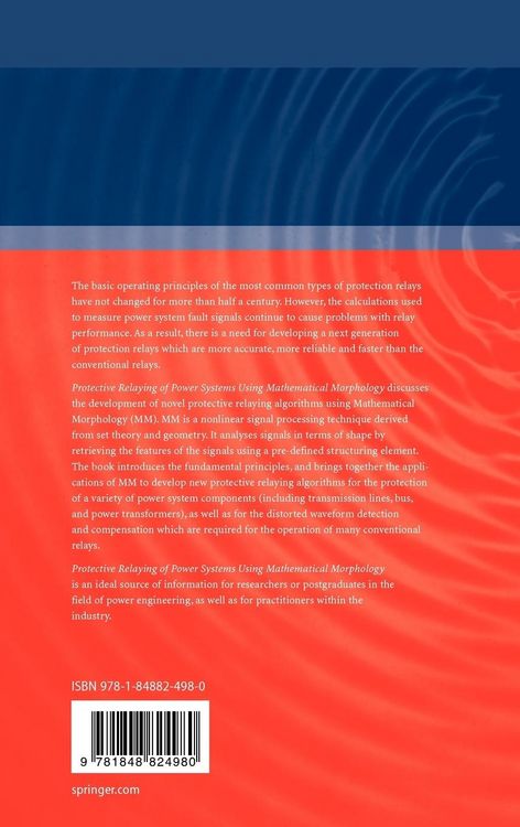 Produktbild: Protective Relaying of Power Systems Using Mathematical Morphology