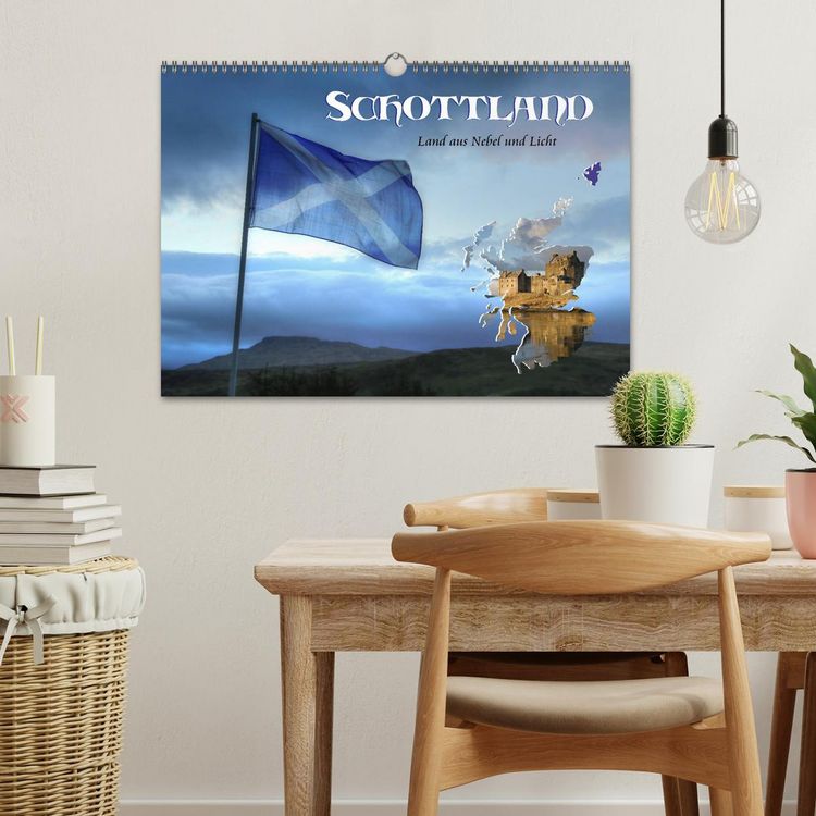Produktbild: Schottland - Land aus Nebel und Licht (Wandkalender 2026 DIN A3 quer), CALVENDO Monatskalender