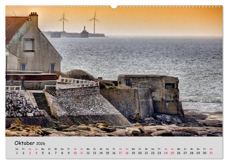 Produktbild: Bunker Zeitzeugen der Geschichte (Wandkalender 2026 DIN A2 quer), CALVENDO Monatskalender