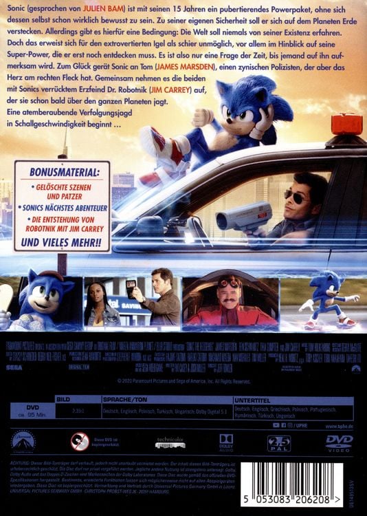 Produktbild: Sonic the Hedgehog