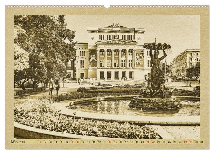 Produktbild: Das Baltikum - Ein Kalender im Zeitungsstil (Wandkalender 2026 DIN A2 quer), CALVENDO Monatskalender