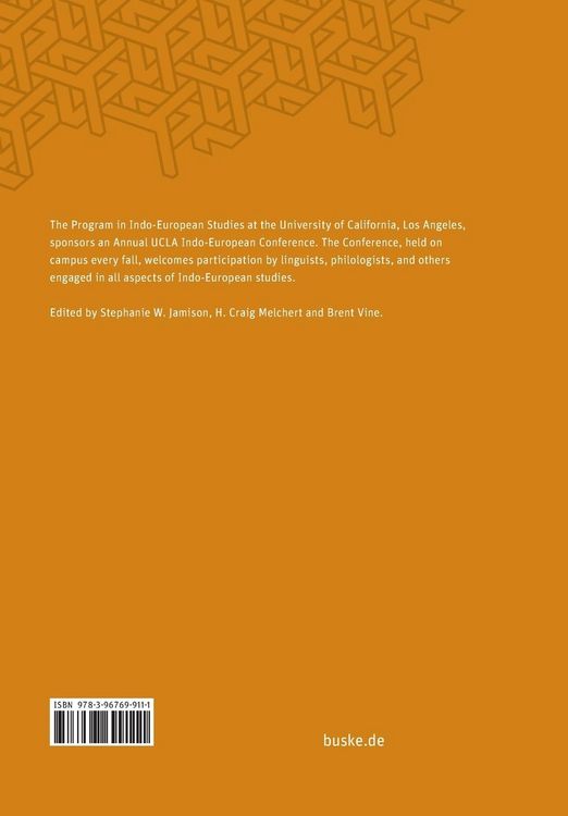 Produktbild: Proceedings of the 23rd Annual UCLA Indo-European Conference