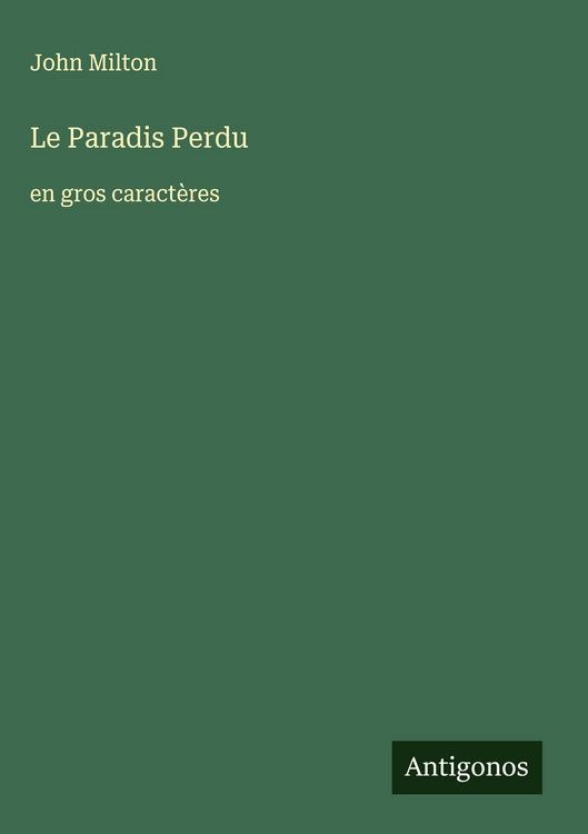Produktbild: Le Paradis Perdu