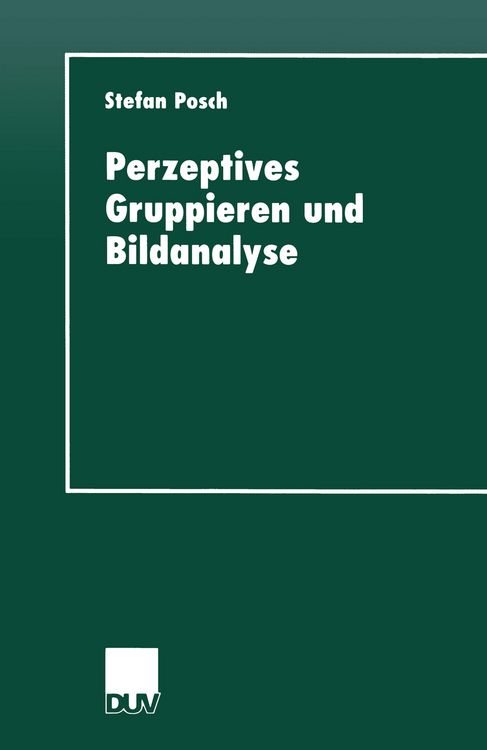 Produktbild: Perzeptives Gruppieren und Bildanalyse
