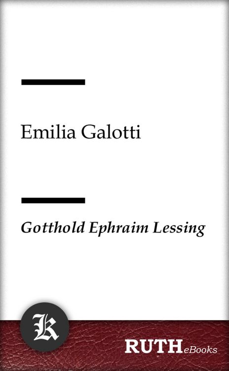 Produktbild: Emilia Galotti