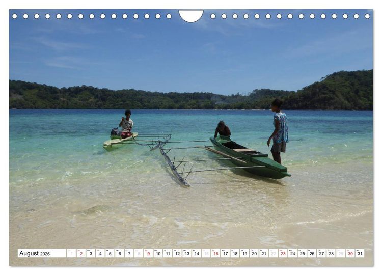 Produktbild: Papua-Neuguinea Geheimnisvolle Inselwelt (Wandkalender 2026 DIN A4 quer), CALVENDO Monatskalender