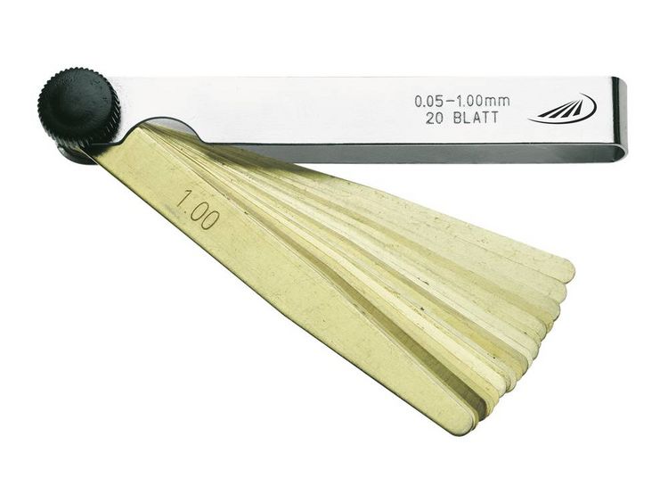Produktbild: Helios Preisser 0607403 F&uuml;hlerlehre 0.05 - 1mm Anzahl Bl&auml;tter: 20