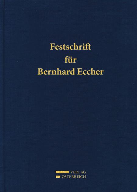 Produktbild: Festschrift f&uuml;r Bernhard Eccher