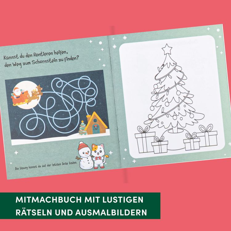 Produktbild: Bastelbox Weihnachten. Mit Anleitungen, Bastelmaterial und Mitmachbuch