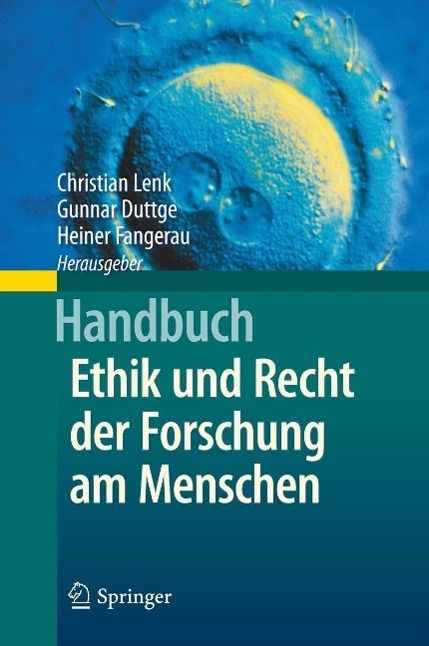 Produktbild: Handbuch Ethik und Recht der Forschung am Menschen