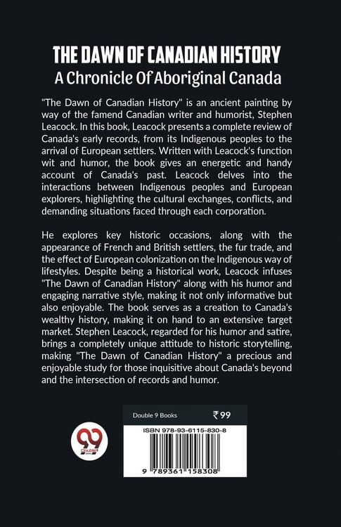 Produktbild: The Dawn Of Canadian History A Chronicle Of Aboriginal Canada