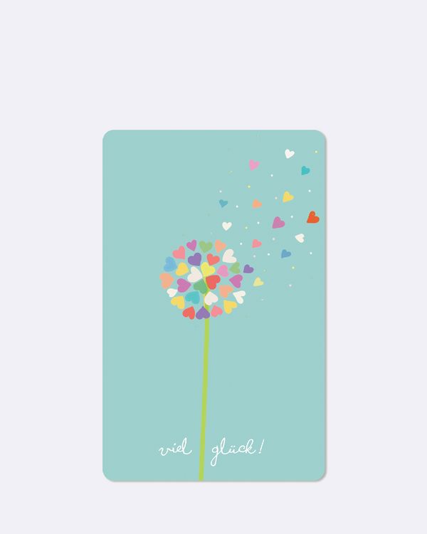 Produktbild: Lunacard Postkarte *Viel Gl&uuml;ck