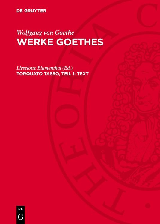 Produktbild: Torquato Tasso, Teil 1: Text