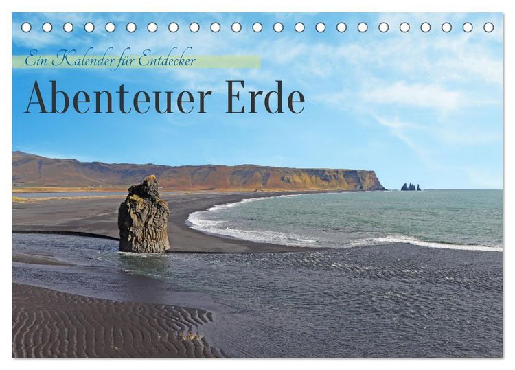 Produktbild: Abenteuer Erde Ein Kalender f&uuml;r Entdecker (Tischkalender 2026 DIN A5 quer), CALVENDO Monatskalender