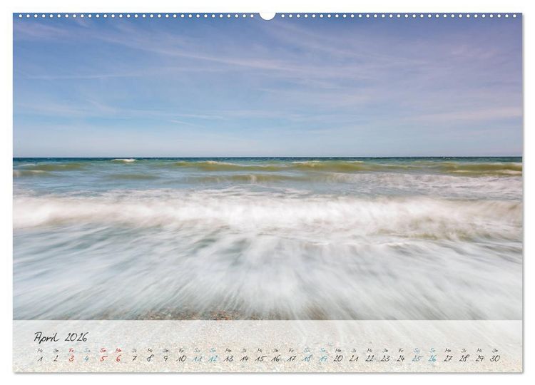 Produktbild: Sehnsucht Meer - Poesie der Stille (hochwertiger Premium Wandkalender 2026 DIN A2 quer), Kunstdruck in Hochglanz