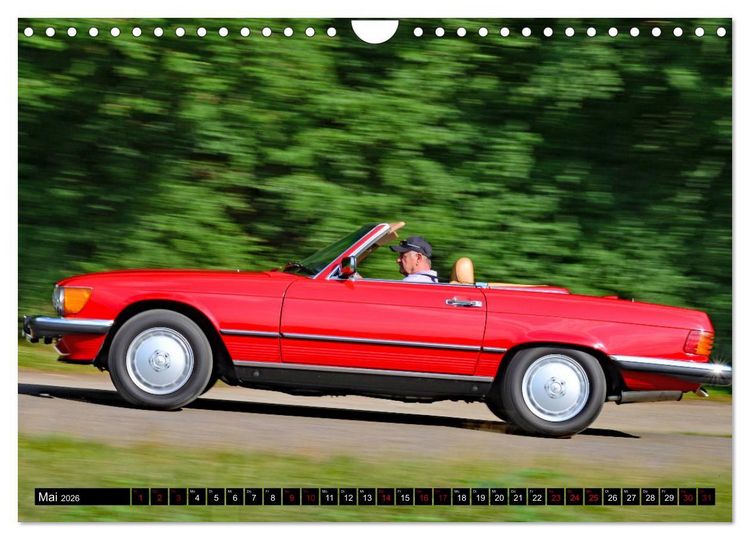 Produktbild: Ein Stern f&uuml;r Amerika - Mercedes Benz 560 SL (Wandkalender 2026 DIN A4 quer), CALVENDO Monatskalender