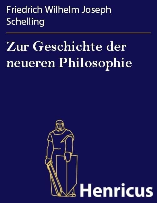 Produktbild: Zur Geschichte der neueren Philosophie