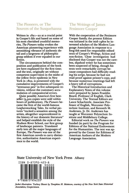 Produktbild: The Pioneers or the Sources of the Susquehanna