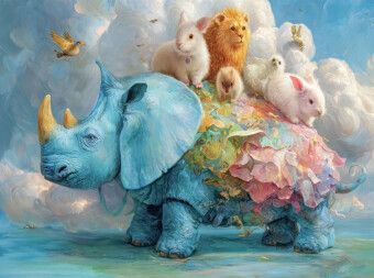 Produktbild: CALVENDO Puzzle Humorvolle Tiere | 2000 Teile Lege-Gr&ouml;&szlig;e 90x67cm Foto-Puzzle f&uuml;r gl&uuml;ckliche Stunden
