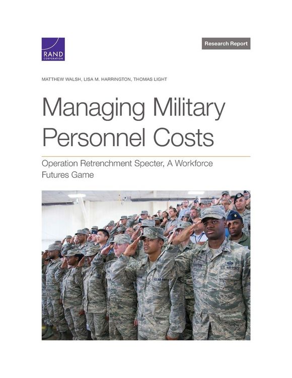 Produktbild: Managing Military Personnel Costs