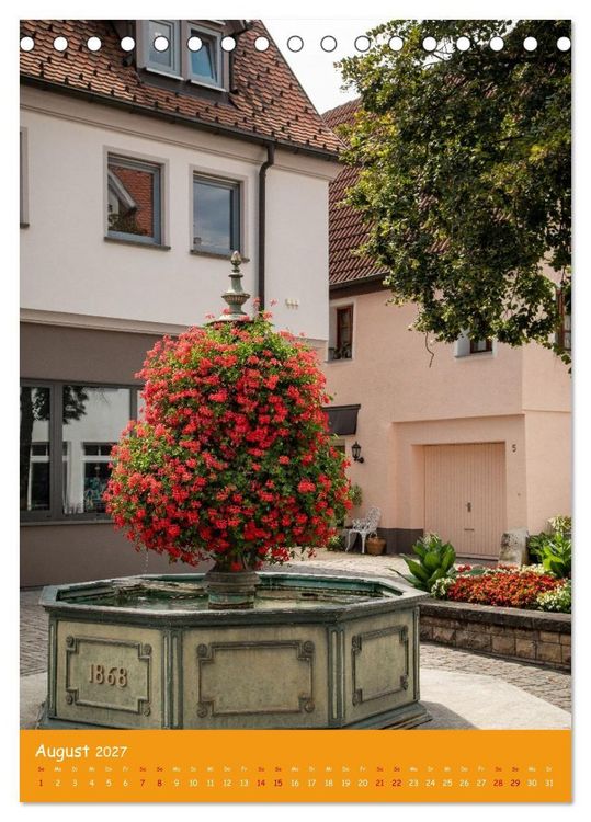 Produktbild: Schloss und mehr in Sigmaringen (Tischkalender 2027 DIN A5 hoch), CALVENDO Monatskalender