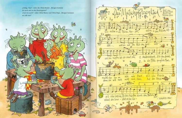 Produktbild: Die Olchis. Das krötige Familien-Bilderbuch