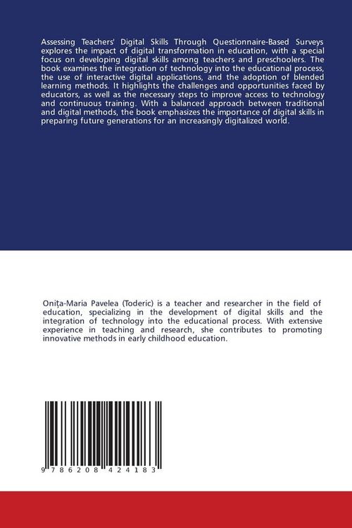 Produktbild: ASSESSING TEACHERS' DIGITAL SKILLS THROUGH QUESTIONNAIRE BASED SURVEYS