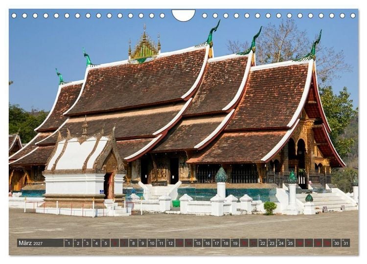 Produktbild: Kambodscha - Laos - Bangkok (Wandkalender 2027 DIN A4 quer), CALVENDO Monatskalender