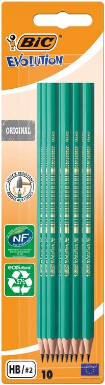 Produktbild: BIC Bleistifte EVOLUTION Original HB 10er Set
