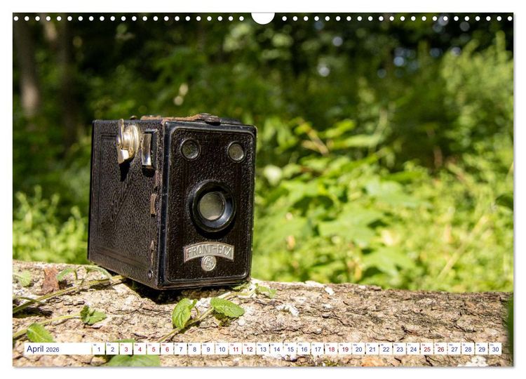 Produktbild: Alte Fotoapparate, Augenzeugen der Zeit (Wandkalender 2026 DIN A3 quer), CALVENDO Monatskalender