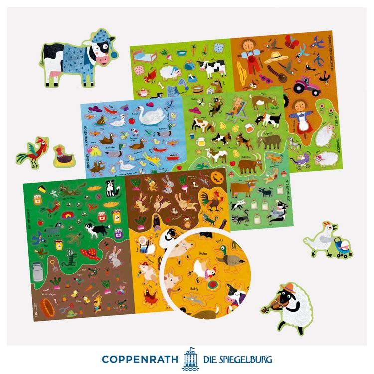 Produktbild: Wimmel-Stickerwelt: Bauernhof