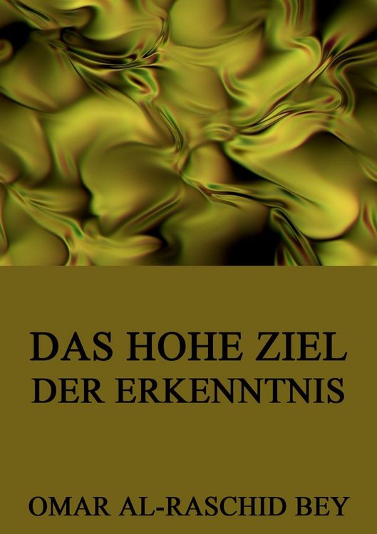 Produktbild: Das hohe Ziel der Erkenntnis