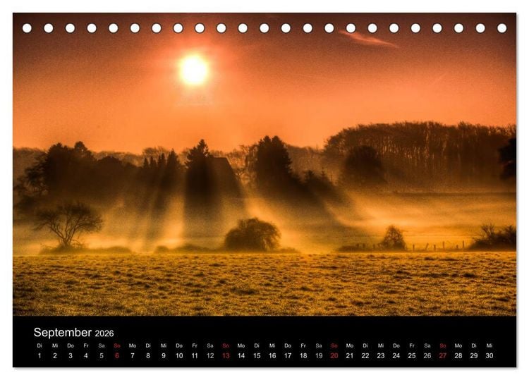 Produktbild: Vor der T&uuml;r mein l&auml;ndliches Ruhrgebiet (Tischkalender 2026 DIN A5 quer), CALVENDO Monatskalender