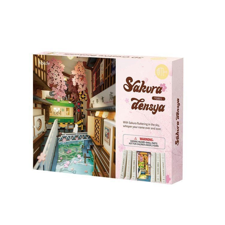 Book Nook DIY Bücherecke Sakura Densya